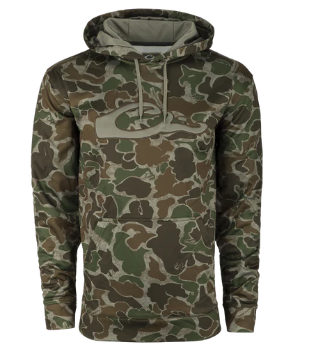 MST Camo Performance Hoodie - Old School Green
