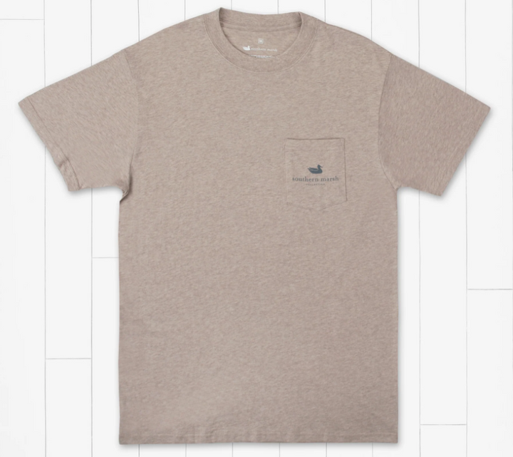 Liberty Eagle Tee - Washed Burnt Taupe