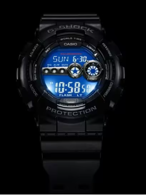 G-SHOCK Digital XL Black Watch GD100-1B