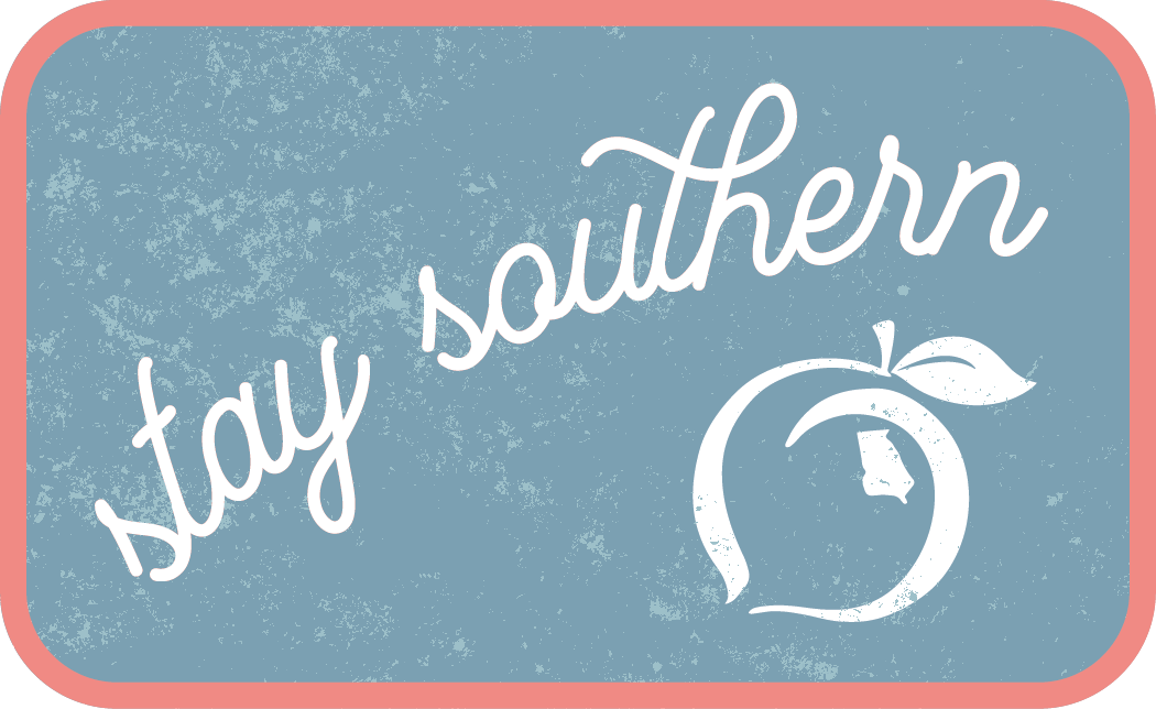 Stay Southern Decal Blue Jean