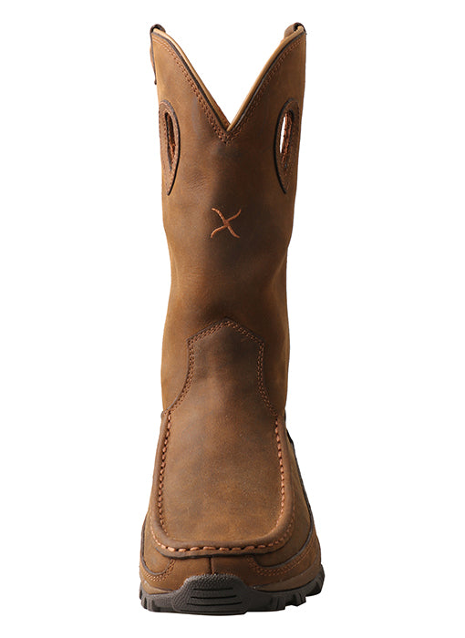 Women’s Pull-On Hiker Boot Distressed Saddle