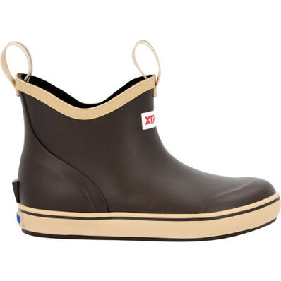 Kid's Ankle Deck Boot Brown