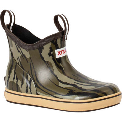 Kids Ankle Deck Boot Bottomland Camo
