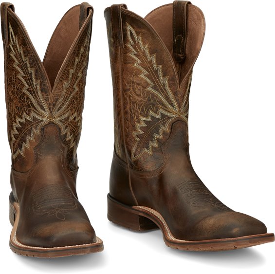 Bowie Oak Cowhide Western Boot