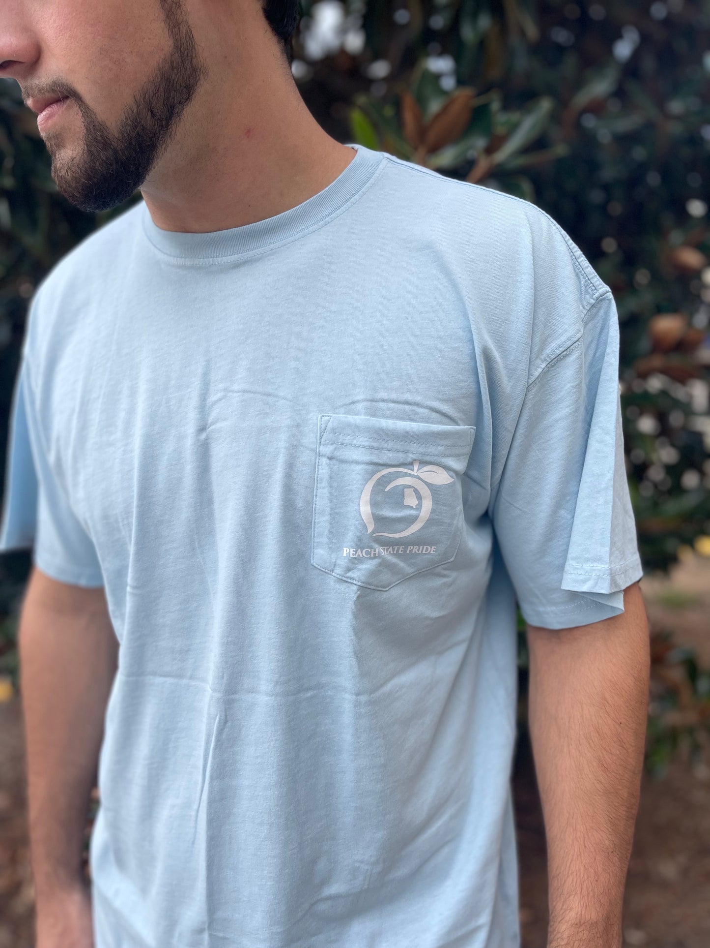 Soil to Soul Pocket Tee - Chambray
