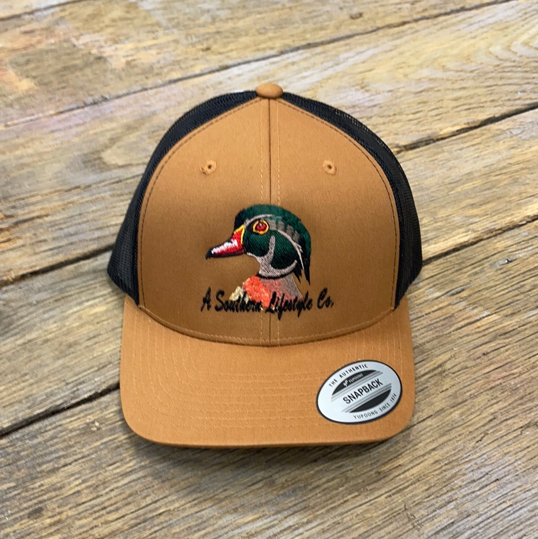 Woodie Duck Hat - Vintage Patch Brown/Khaki
