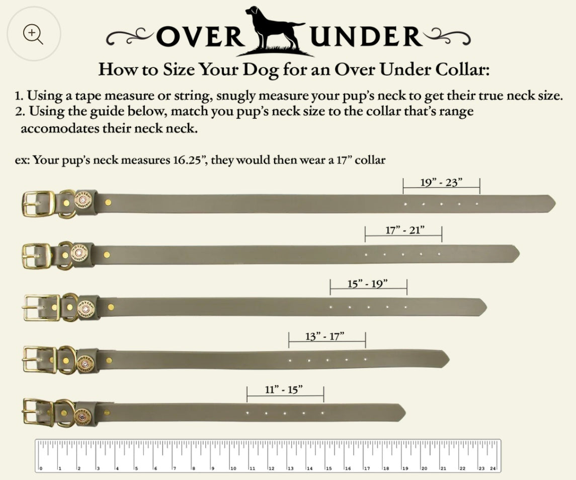 Waterproof Dog Collar - Brown