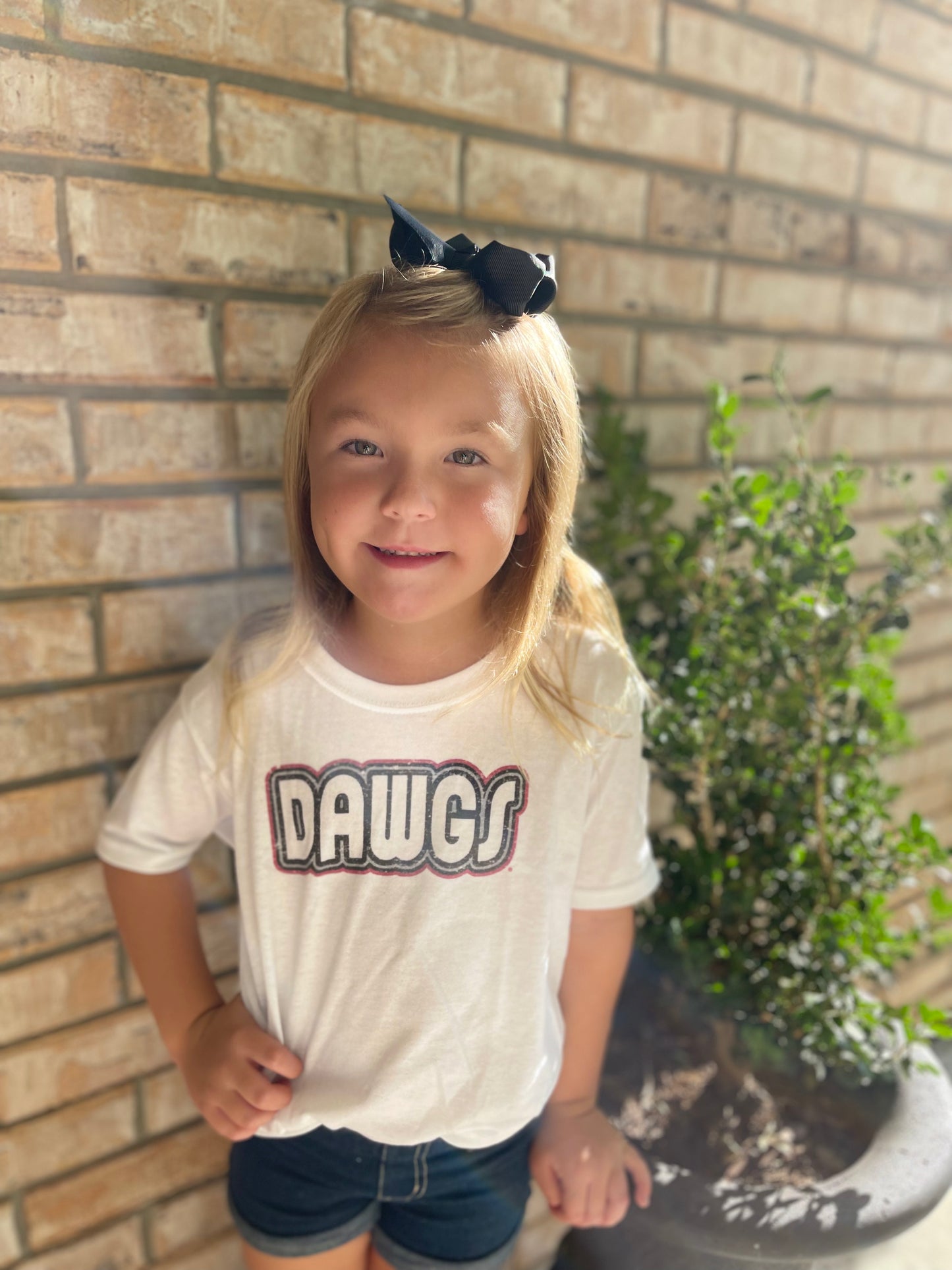 Georgia Bulldogs "It's A Win" Youth Tee - White