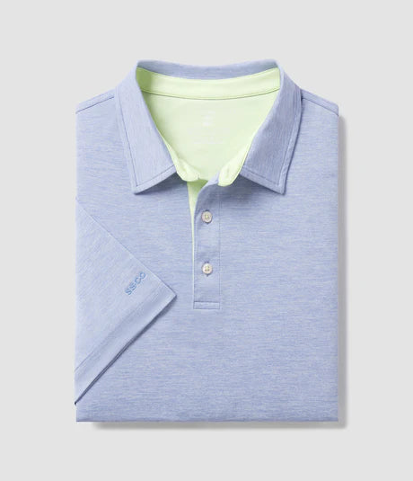 Grayton Heather Polo - Nimbus