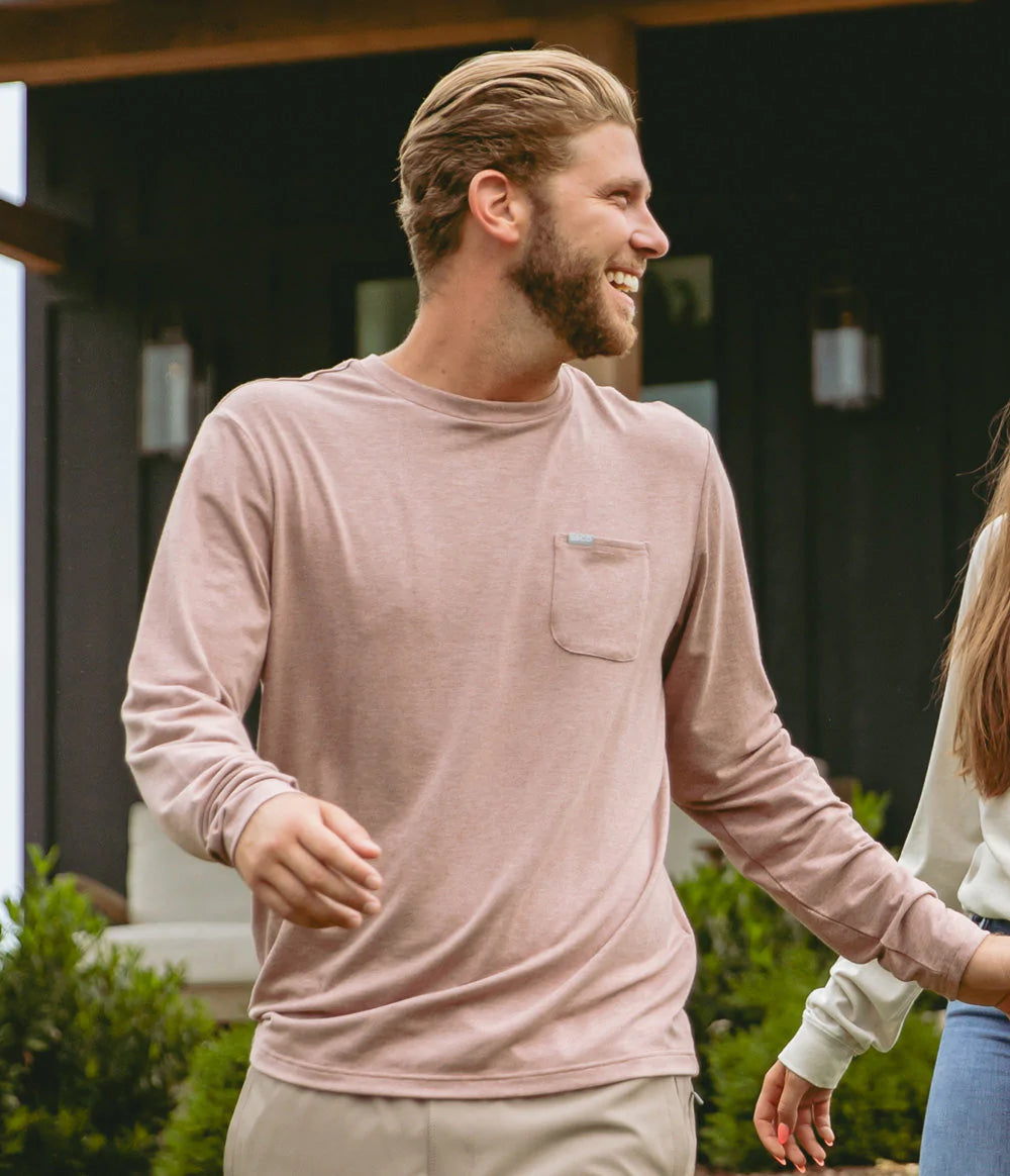 Max Comfort Pocket Tee L/S - Spice