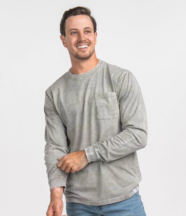 Washed Unitee L/S - Olive