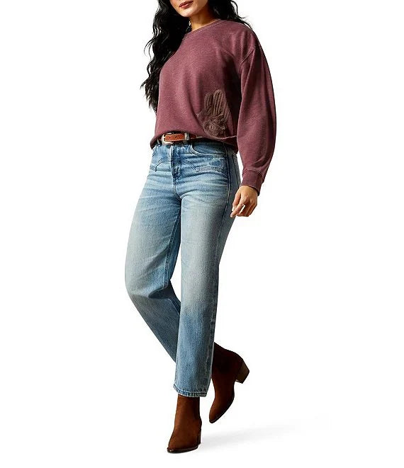 Ultra High Rise Cheyenne Yoke Tomboy Straight Leg Jean
