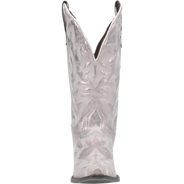 Dream Girl 12" Silver Metallic Snip Toe Boot