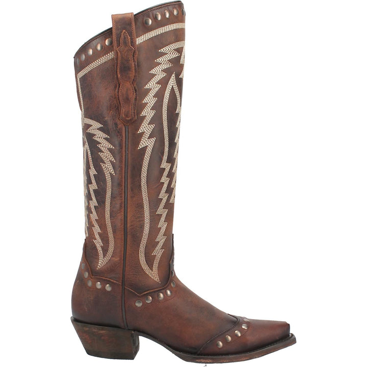 Sadi Brown Leather Boot