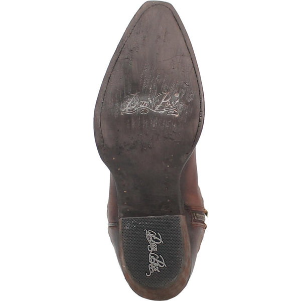Sadi Brown Leather Boot