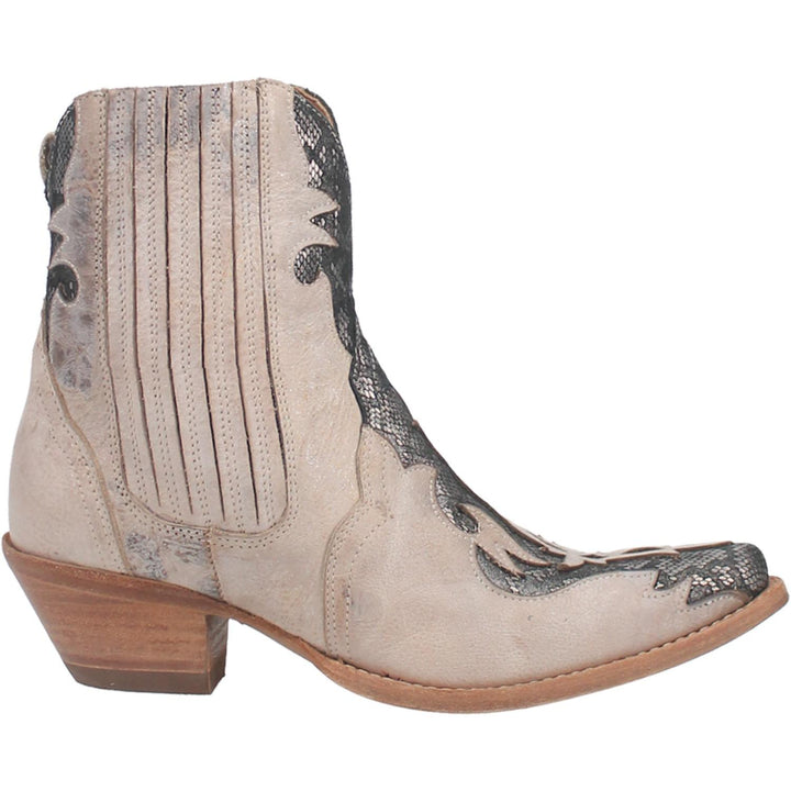 Shay Bone Inlay Snip Toe Boot