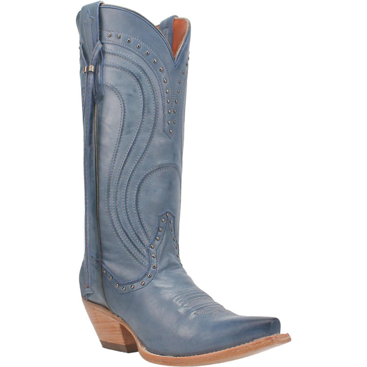 Donnah Women's Leather Boot - Blue