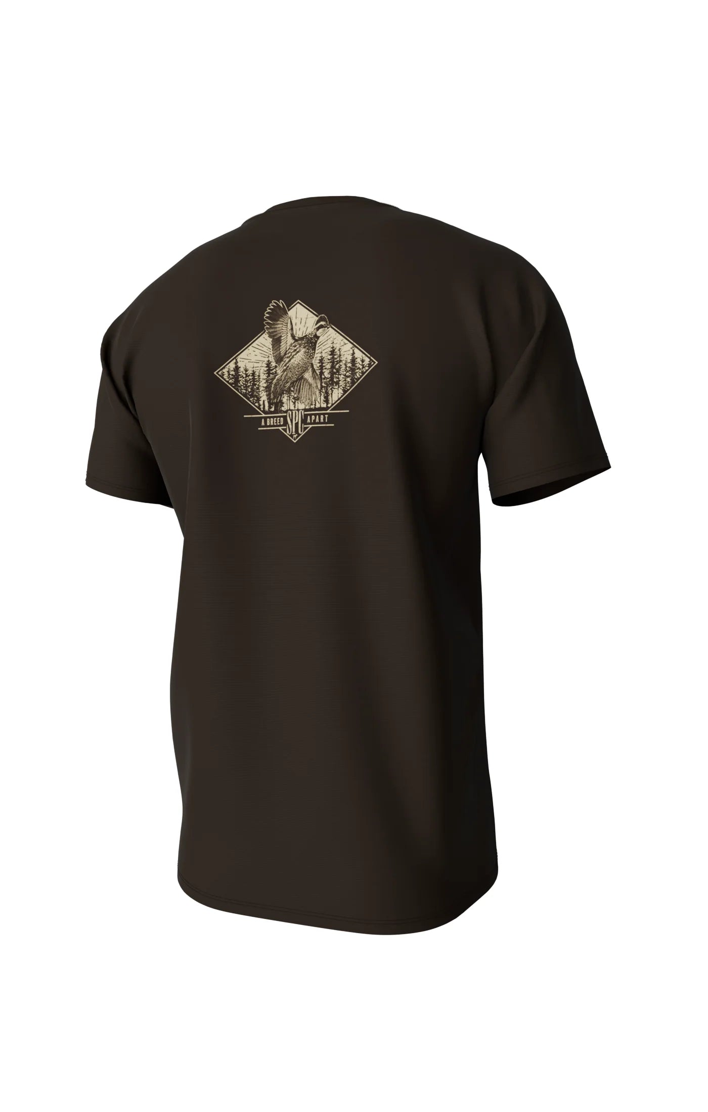 Diamond Quail Short Sleeve Pocket Tee - Gunstock