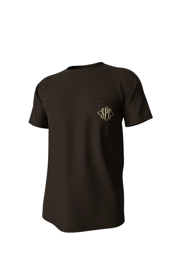 Diamond Quail Short Sleeve Pocket Tee - Gunstock
