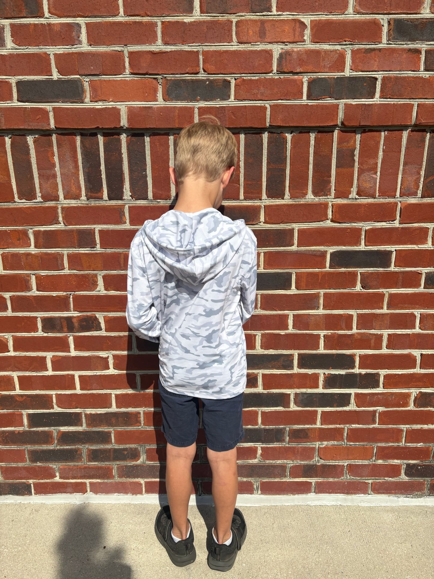 Youth Snow Camo Performance Hoodie