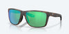 Broadbill II XL Matte Tortoise Green Mirror 580G