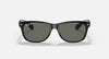 New Wayfarer Classic Polished Black G-15 Green Polarized