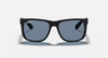 Justin Classic Matte Rubber Black Polarized