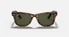 Wayfarer Ease Polished Light Havana G-15 Green