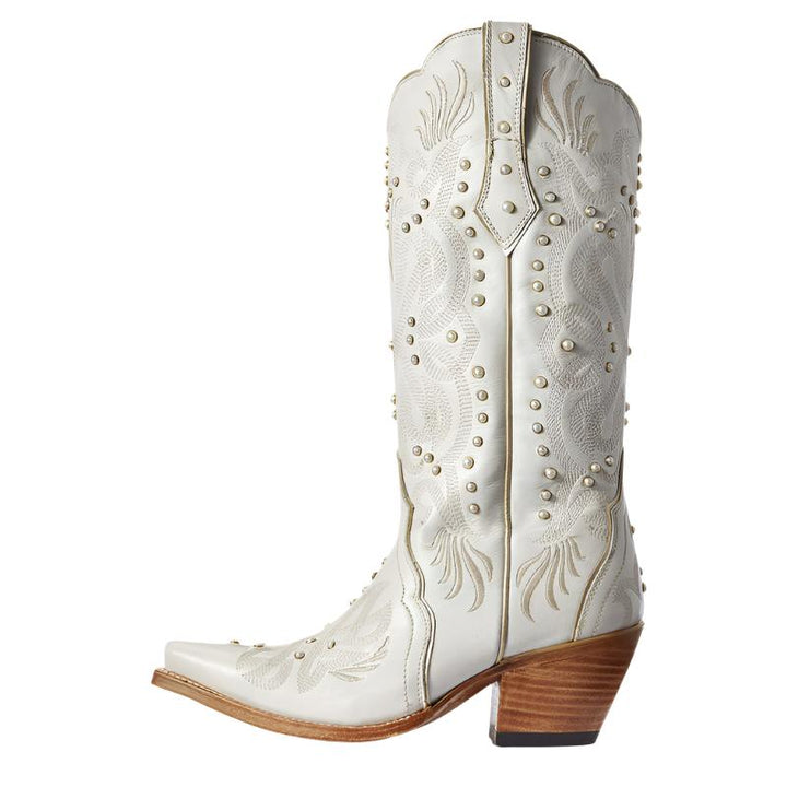 Pearl Western Boot - White