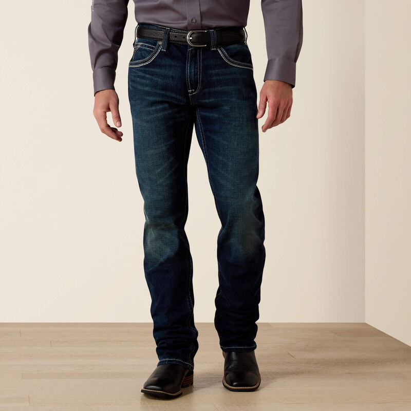 M5 Slim Stretch Coltrane Stackable Straight Leg Jean - Nightingale
