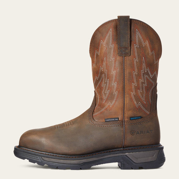 Big Rig Waterproof Composite Toe Work Boot - Dark Brown