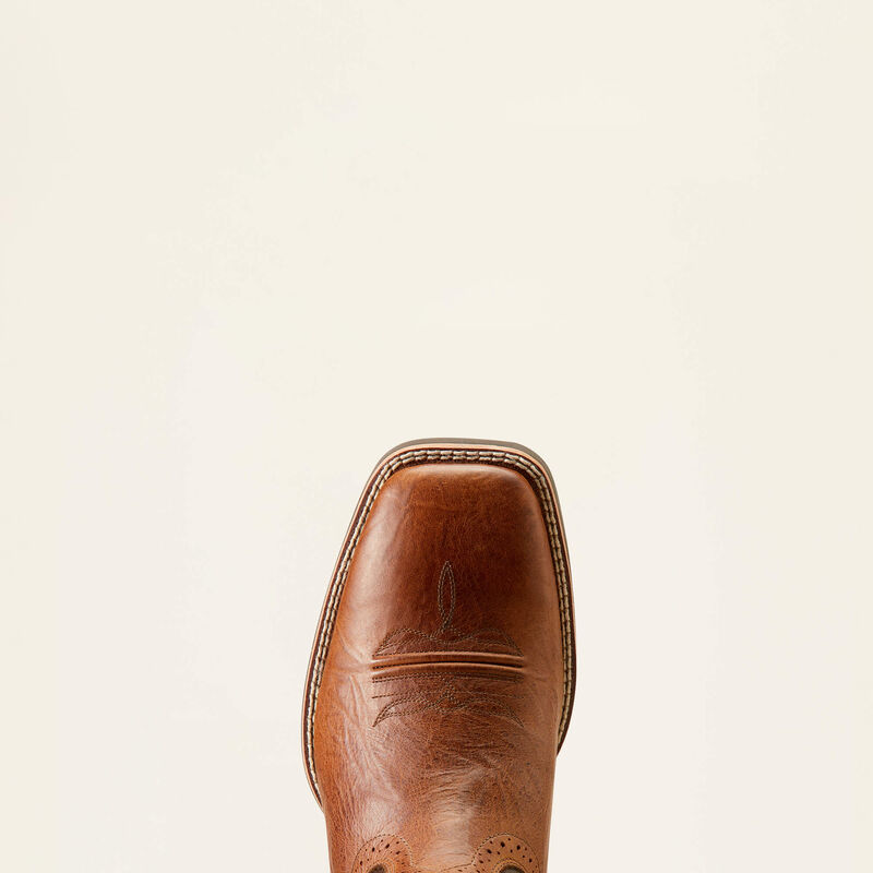 Sport Western Wide Square Toe Cowboy Boot - Peanut Butter / Chaga Brown