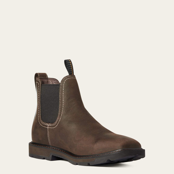 Groundbreaker Chelsea Waterproof Wide Square Toe Work Boot