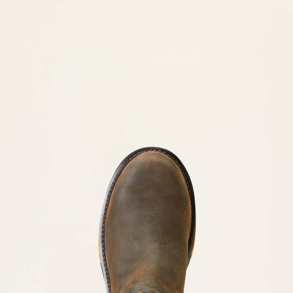 Big Rig Chelsea Waterproof Composite Toe Work Boot - Iron Coffee