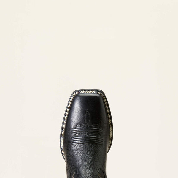 Slim Zip Ultra Western Boot - Black Deertan