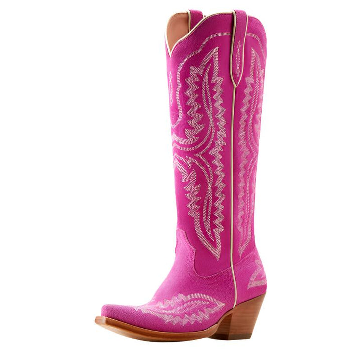 Casanova Western Boot - Haute Pink Suede