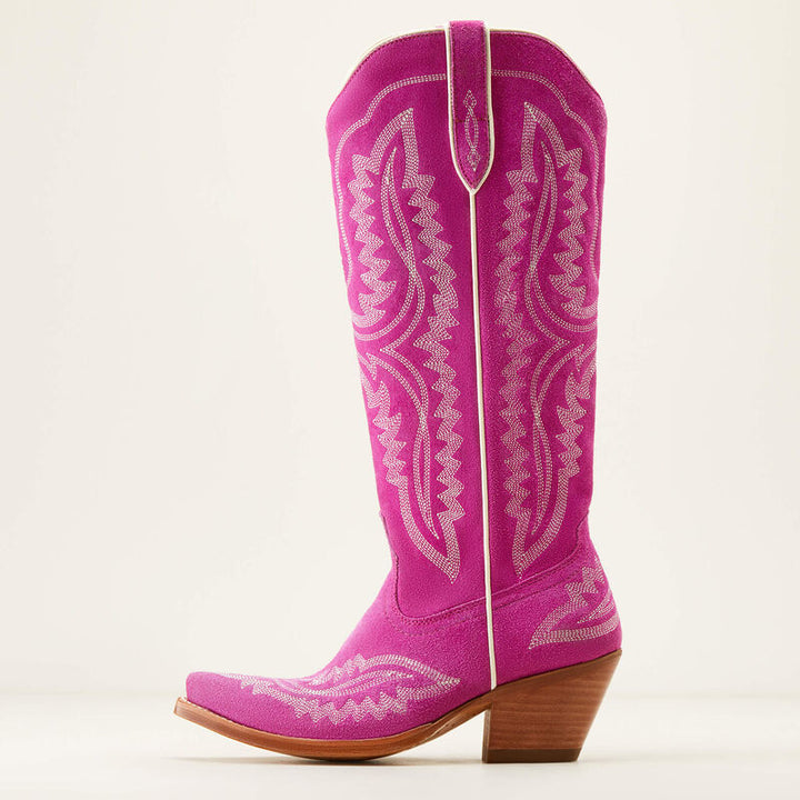 Casanova Western Boot - Haute Pink Suede