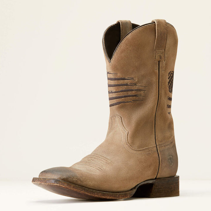 Circuit Patriot Western Boot - Burned Grey Roughout
