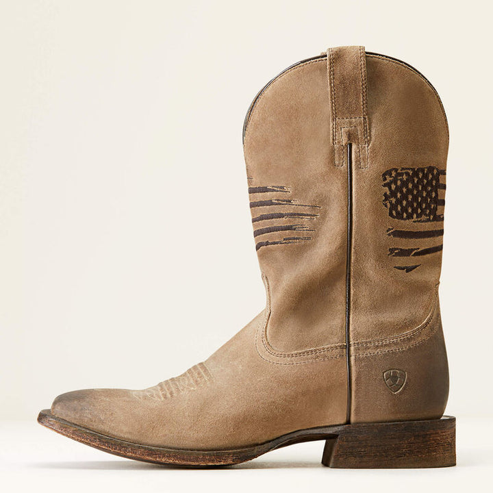 Circuit Patriot Western Boot - Burned Grey Roughout