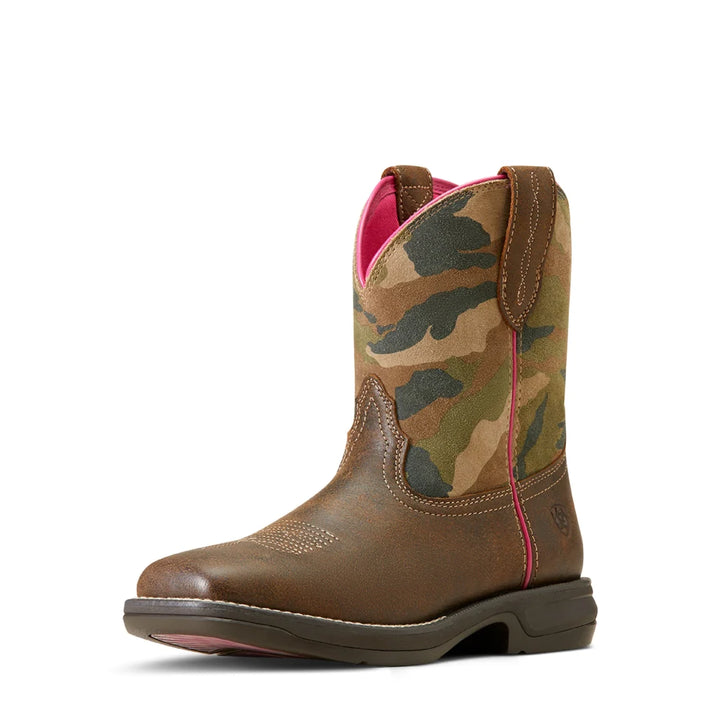 Anthem Shortie Myra Cowboy Boot - Brown/Camo