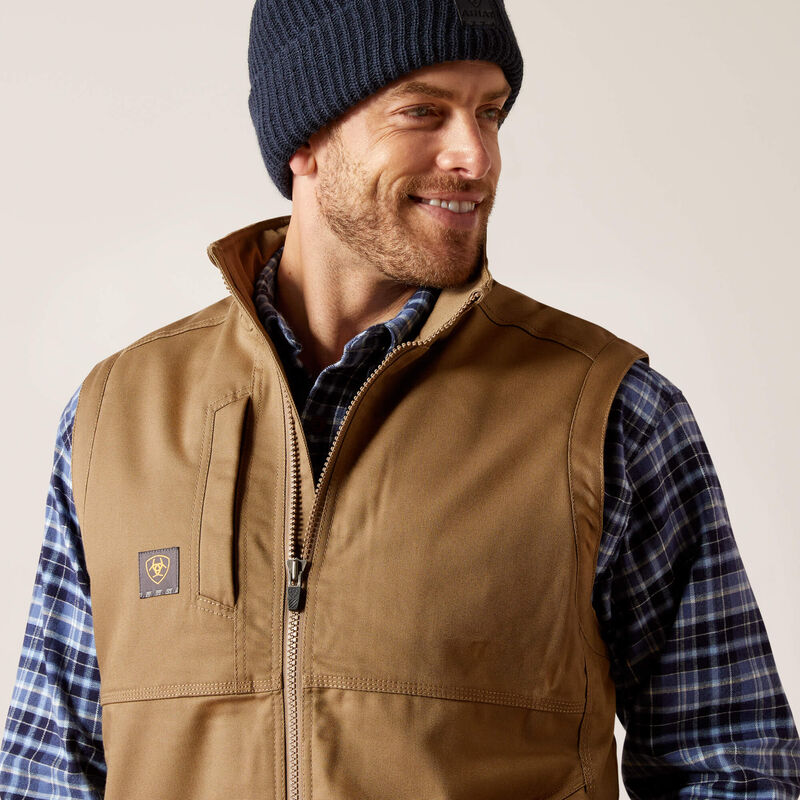 Rebar DuraCanvas Vest - Field Khaki