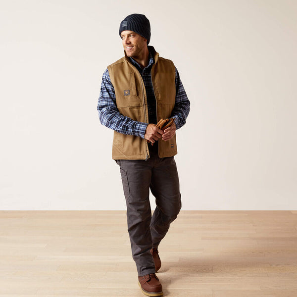 Rebar DuraCanvas Vest - Field Khaki