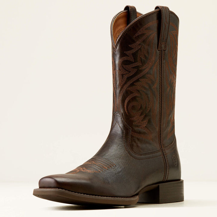 Sport Herdsman Cowboy Boot - Burnished Chocolate