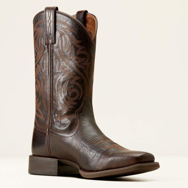 Sport Herdsman Cowboy Boot - Burnished Chocolate