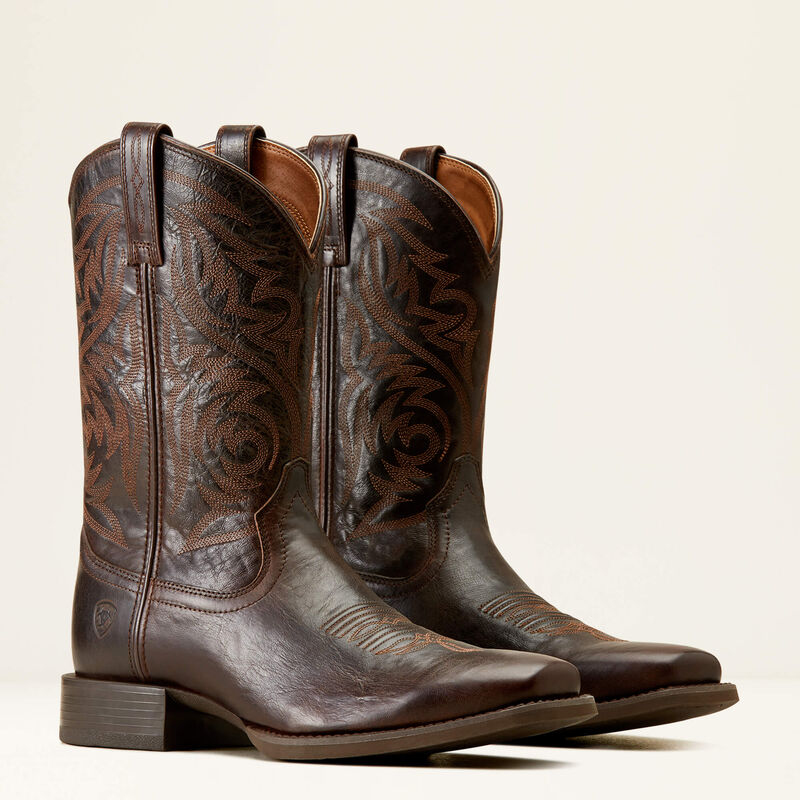 Sport Herdsman Cowboy Boot - Burnished Chocolate