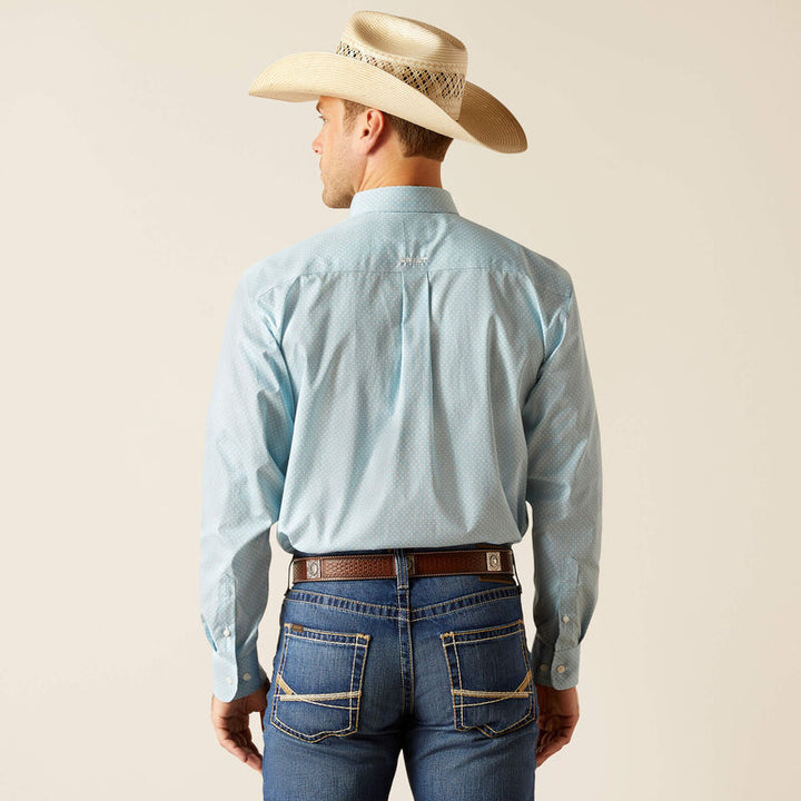 Wrinkle Free Ian Classic Fit Shirt - Porcelain Blue