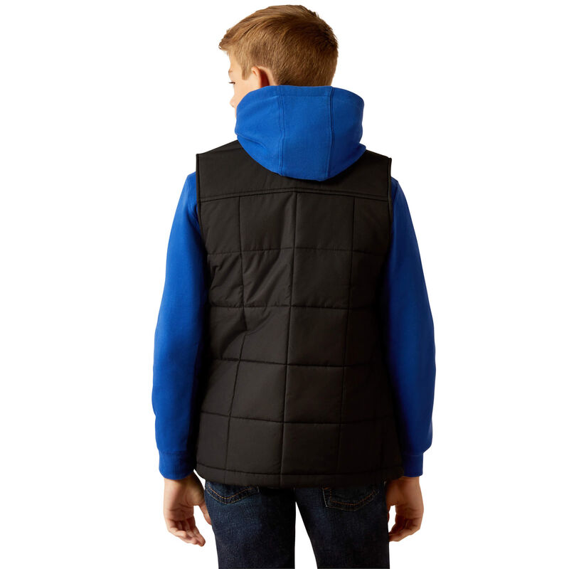 Youth Crius Insulated Vest - Black