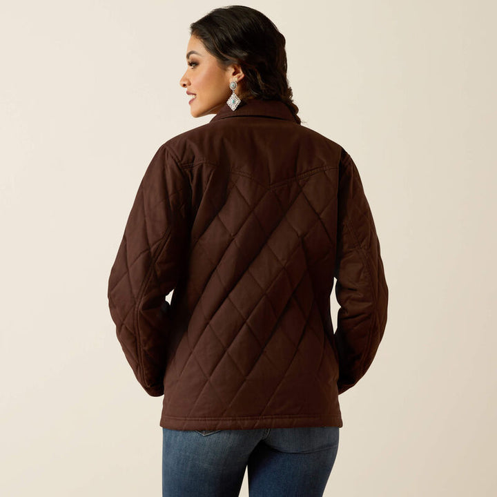 Grizzly Quilted Barn Jacket - Mole