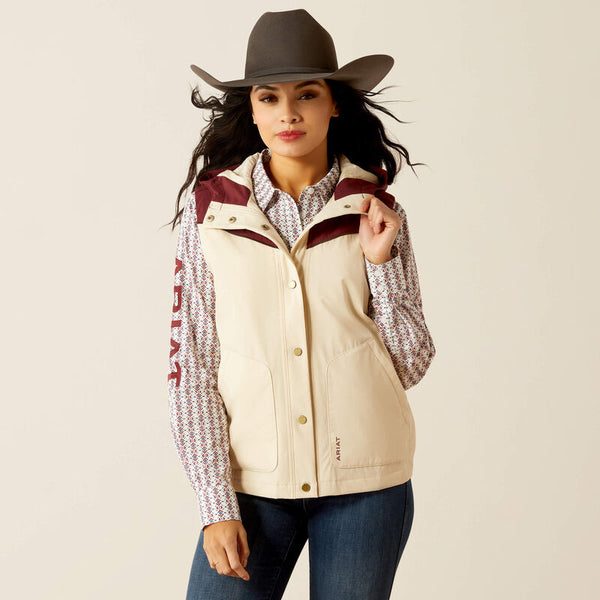 Pioneer StretchShell Vest - Summer Sand/Rosewood