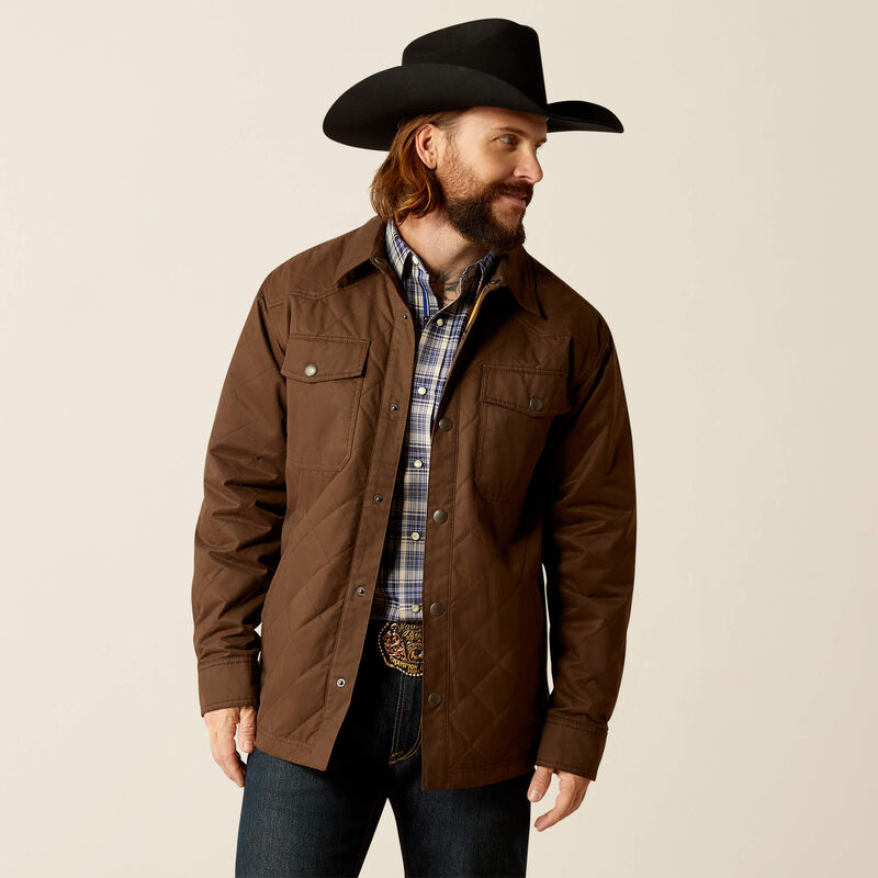 Grizzly Shirt Jacket - Demitasse